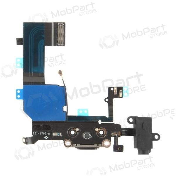 Apple iPhone 5C conector de carga (preto) Apple iPhone 5C conector de carga (preto)
