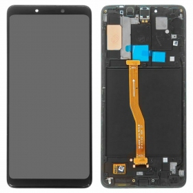 Samsung A920F Galaxy A9 (2018) ecrã (preto) (com moldura) (service pack) (original)