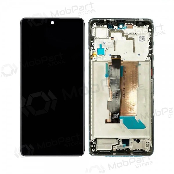 Ekranas Xiaomi Poco F5 5G su lietimui jautriu stikliuku e rėmeliu Blue OLED