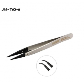Pinça antiestática de metal Jakemy JM-T10-11 ESD (replaceable head)