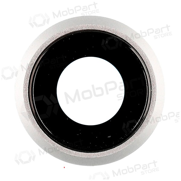 Apple iPhone 8 / SE 2020 lente vidro da câmera (prata) (com moldura) Apple iPhone 8 / SE 2020 lente vidro da câmera (prata) (com moldura)