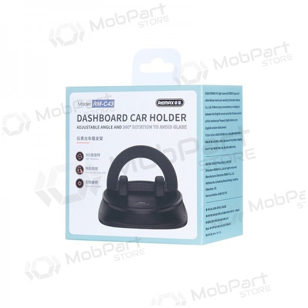 Suporte para telefone de carro Remax RM-C43 (dashboard) preto