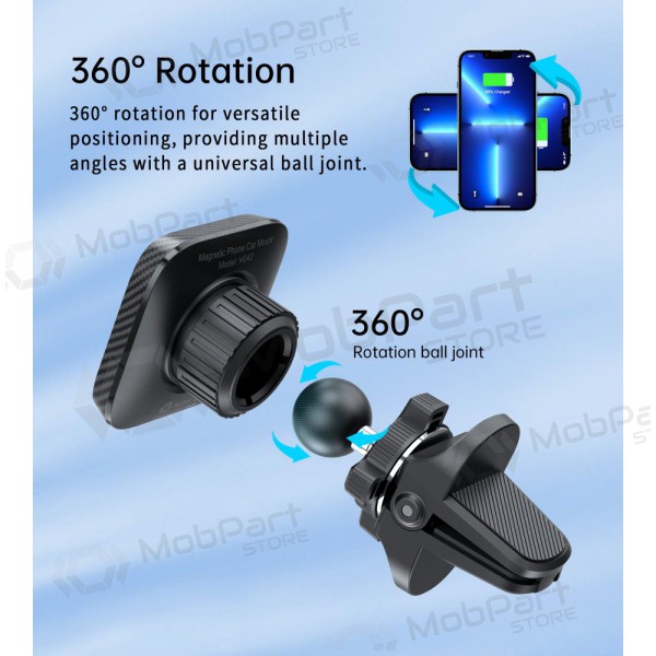 Suporte para telefone de carro Choetech H042 preto