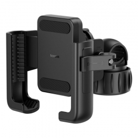 Telefono laikiklis dviračiui Baseus GoTrip Series Bike Phone Mount Cluster preto C40572301111-00