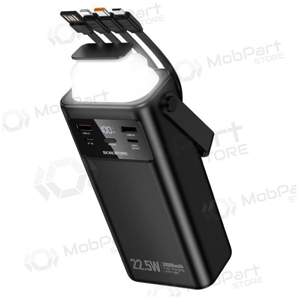 Bateria externa Power Bank Borofone BJ65 22.5W 30000mAh preto