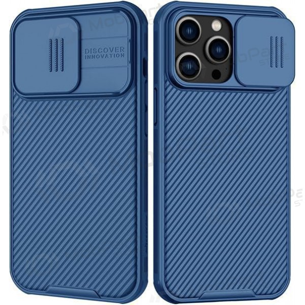 Apple iPhone 15 Pro capa „Nillkin CamShield Pro“ (azul)