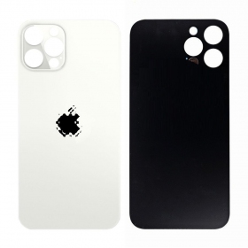 Apple iPhone 12 Pro tampa traseira da bateria (prata) (bigger hole for camera)