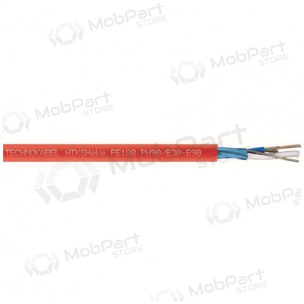 Cabo ignífugo Technokabel HTKSHekw FE180/Ph90 E30-E90 1x2x1.4mm (500m, B2ca, s1a, d0, a1, blindado)
