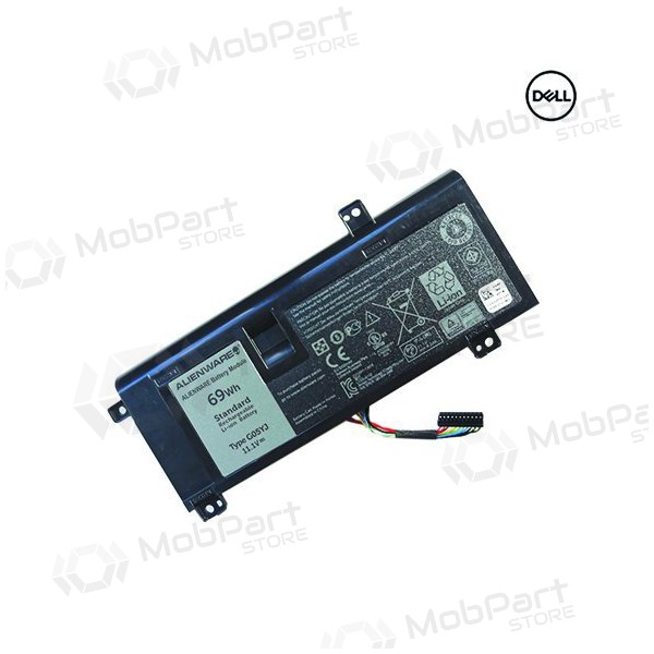 DELL 8X70T, 6216mAh bateria do portátil - PREMIUM DELL 8X70T, 6216mAh bateria do portátil - PREMIUM