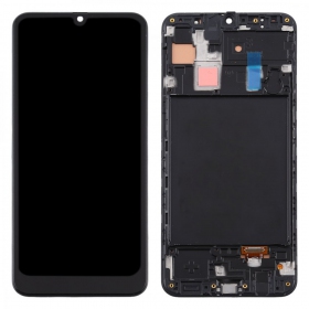 Samsung A305 Galaxy A30 (2019) ecrã (preto) (com moldura) (service pack) (original)