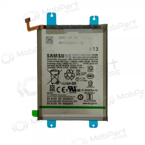 Samsung Galaxy A13 5G bateria, akumuliatorius (original) Samsung Galaxy A13 5G bateria, akumuliatorius (original)