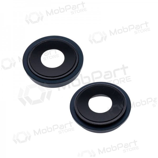 Apple iPhone 13 lente vidro da câmera (2unidade) (Midnight) (com moldura) Apple iPhone 13 lente vidro da câmera (2unidade) (Midnight) (com moldura)
