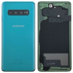 Samsung G973 Galaxy S10 tampa traseira da bateria verde (Prism Green) (usado grade C, original)
