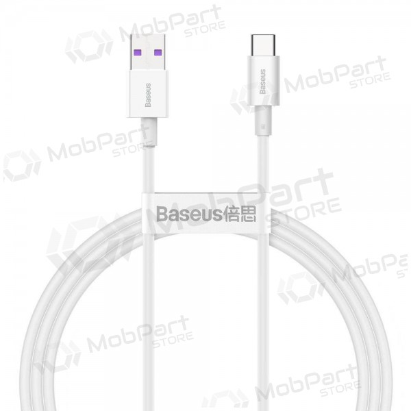 USB cabo Baseus Superior Type-C 66W 1.0m (branco) CATYS-02