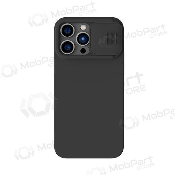 Apple iPhone 15 Pro capa „Nillkin Silicone“ (preto)