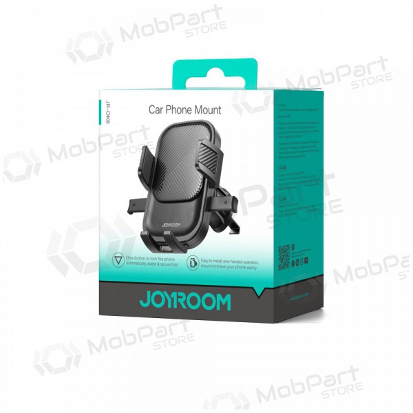 Suporte para telefone de carro Joyroom JR-OK6 (air vent) preto Suporte para telefone de carro Joyroom JR-OK6 (air vent) preto