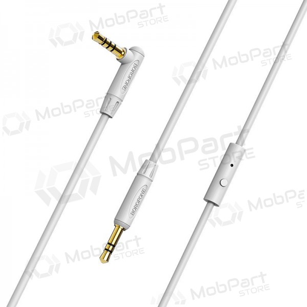Audio adaptador 3,5mm į 3,5mm Borofone BL5 AUX (cinza) Audio adaptador 3,5mm į 3,5mm Borofone BL5 AUX (cinza)