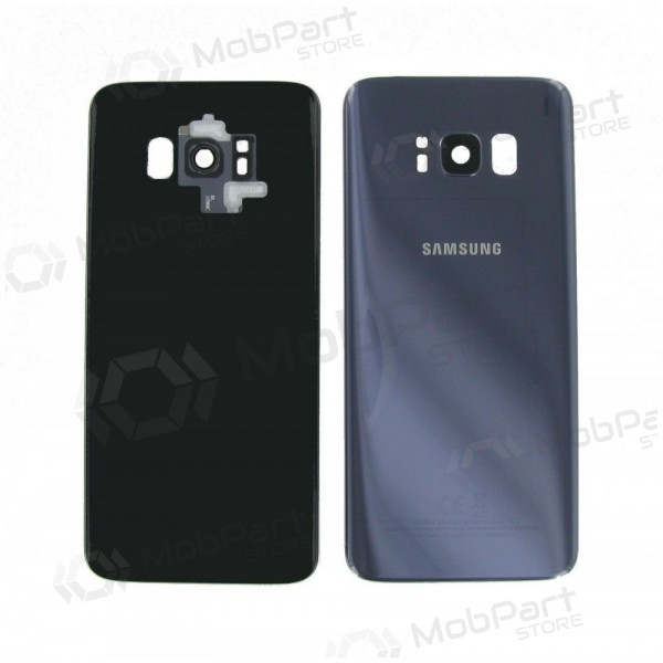 Samsung G955F Galaxy S8 Plus tampa traseira da bateria violetinė (Orchid grey) (usado grade A, original)