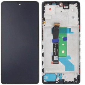 Xiaomi Redmi Note 12 Pro+ ecrã (preto) (com moldura) (original)