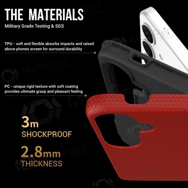 Capa Perfectionists Triangle Case Samsung S928 S24 Ultra vermelho