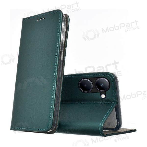 Samsung Galaxy A37 capa - Smart Magnetic (verde escuro)