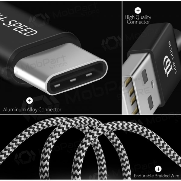 USB cabo Dux Ducis K-ONE Type-C FastCharging 1.0m