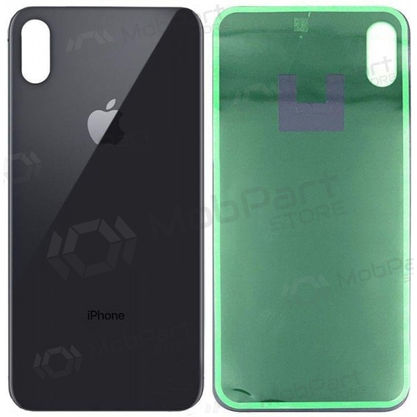 Apple iPhone XS Max tampa traseira da bateria cinza (space grey) (bigger hole for camera)