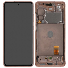 Samsung Galaxy S20 FE ecrã (Cloud Orange) (com moldura) (original)