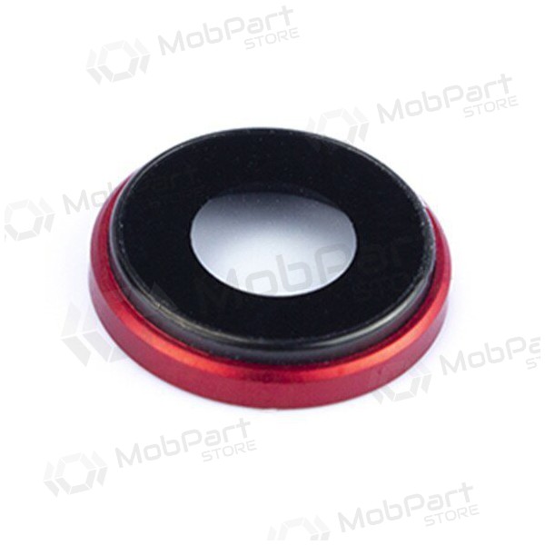 Apple iPhone XR lente vidro da câmera (vermelho) (com moldura) Apple iPhone XR lente vidro da câmera (vermelho) (com moldura)