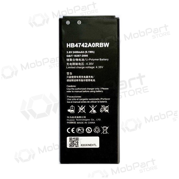 Huawei HB4742A0RBC Ascend G730 / Honor 3C bateria / acumulador (2300mAh) Huawei HB4742A0RBC Ascend G730 / Honor 3C bateria / acumulador (2300mAh)