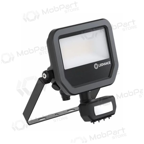 LED prožektorius Floodlight su judesio davikliu (preto, 17W, 4000K, IP65, 2400lm) Ledvance 4099854309526