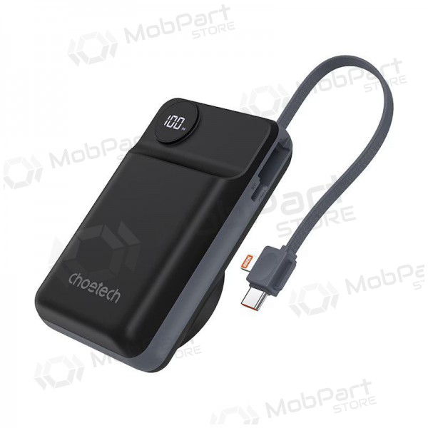 Bateria externa Power Bank Choetech B696 15W Magsafe 20000mAh preto