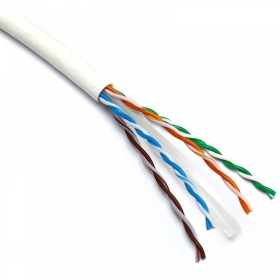 Cabo de comunicação Excel 190-074 Cat6 U/UTP (LZSH, B2CA, branco, rolo 305m.)