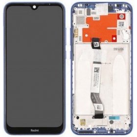 Xiaomi Redmi Note 8T ecrã (azul) (com moldura) (original)