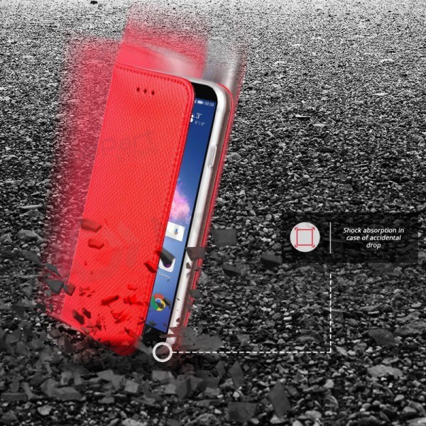 Samsung Galaxy A57 capa - Smart Magnet (vermelho)