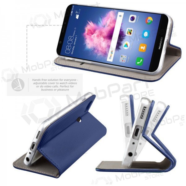 Samsung Galaxy A57 capa - Smart Magnet (azul escuro)