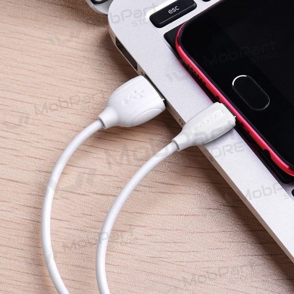 USB cabo Borofone BX19 USB-A to MicroUSB 1.0m branco
