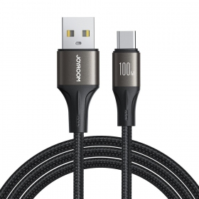 USB cabo Joyroom SA25-AC6 USB to USB-C 100W 1.2m preto
