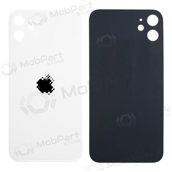 Apple iPhone 11 tampa traseira da bateria (branco) (bigger hole for camera) Apple iPhone 11 tampa traseira da bateria (branco) (bigger hole for camera)