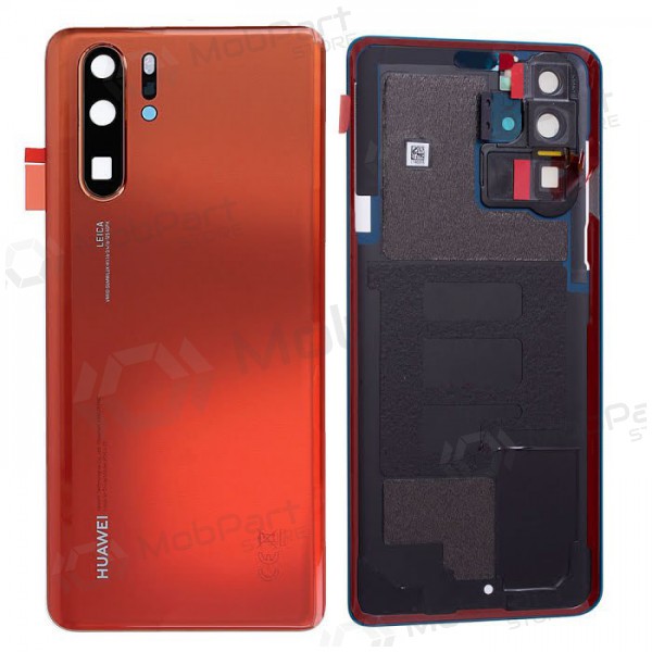 Huawei P30 Pro tampa traseira da bateria vermelho (Amber Sunrise) (usado grade A, original)