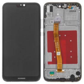 Huawei P20 Lite ecrã (preto) (com moldura)