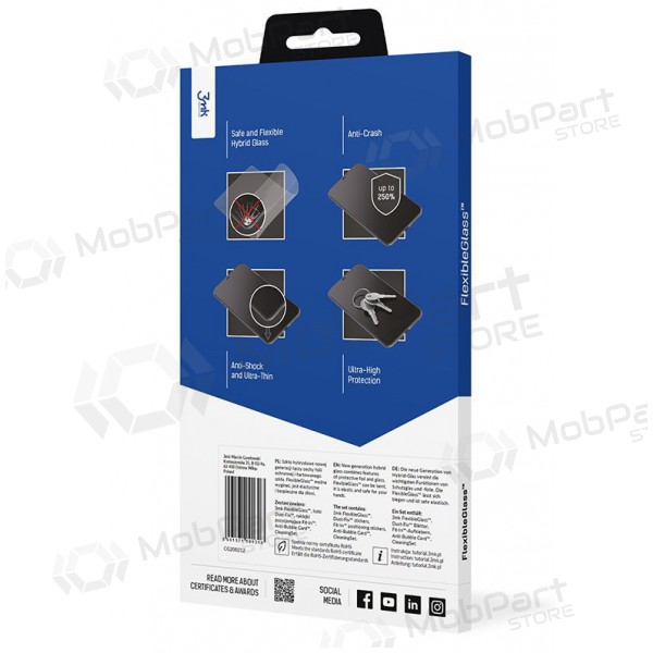 LCD película protetor 3mk Flexible Glass Samsung A155 A15 4G/A156 A15 5G