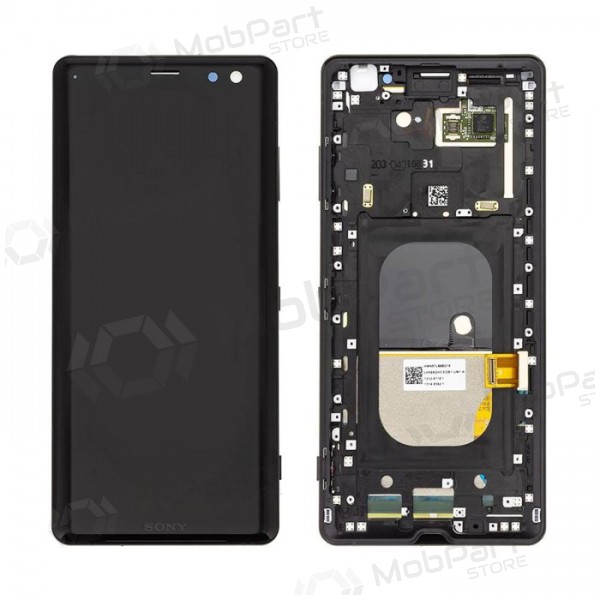 Sony Xperia XZ3 H8416 / H9436 ecrã (preto) (com moldura) (usado grade B, original) Sony Xperia XZ3 H8416 / H9436 ecrã (preto) (com moldura) (usado grade B, original)