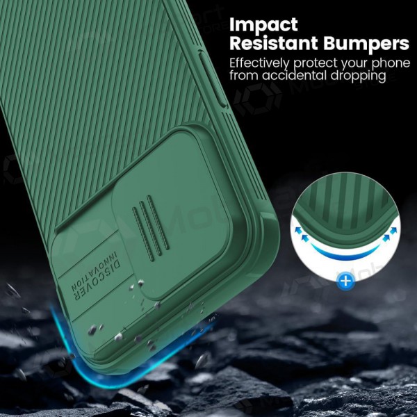 Apple iPhone 14 Pro Max capa „Nillkin CamShield Pro“ (verde)