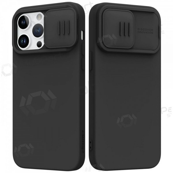 Apple iPhone 15 Pro capa „Nillkin Silicone“ (preto)