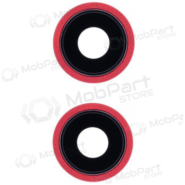 Apple iPhone 13 lente vidro da câmera (2unidade) (vermelho) (com moldura) Apple iPhone 13 lente vidro da câmera (2unidade) (vermelho) (com moldura)