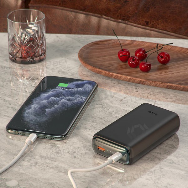Bateria externa Power Bank Hoco Q1A Type-C PD 20W+Quick Charge 3.0 (3.0A) 20000mAh preto Bateria externa Power Bank Hoco Q1A Type-C PD 20W+Quick Charge 3.0 (3.0A) 20000mAh preto