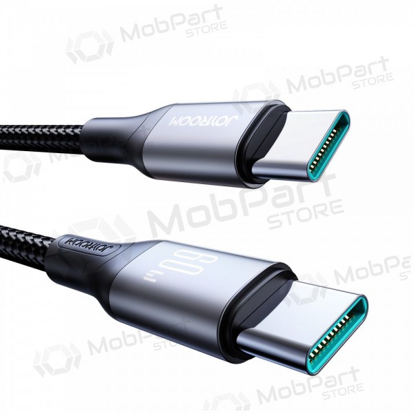 USB cabo Joyroom S-A28 USB-C to USB-C 60W 1.0m preto