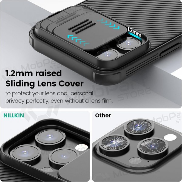 Apple iPhone 14 Pro capa „Nillkin CamShield Pro“ (preto)