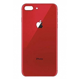 Apple iPhone 8 Plus tampa traseira da bateria (vermelho) (bigger hole for camera)